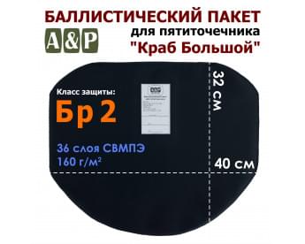 Баллистический пакет для пятиточечника "Краб Большой". Класс защитной структуры Бр 2.