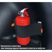 Багажный ремень "Maxi" (Макси) для огнетушителя. Для пластика. Цвет: черный.