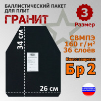 Баллистический пакет для плит "Гранит". Размер 3. Класс защитной структуры Бр 2.