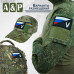 Шеврон на липучке «Флаг России V». Размер 80х50 мм. 